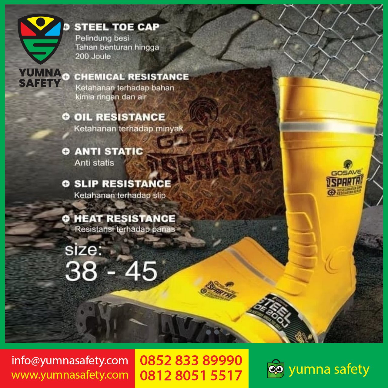 SAFETY BOOT GOSAVE SPARTA 2