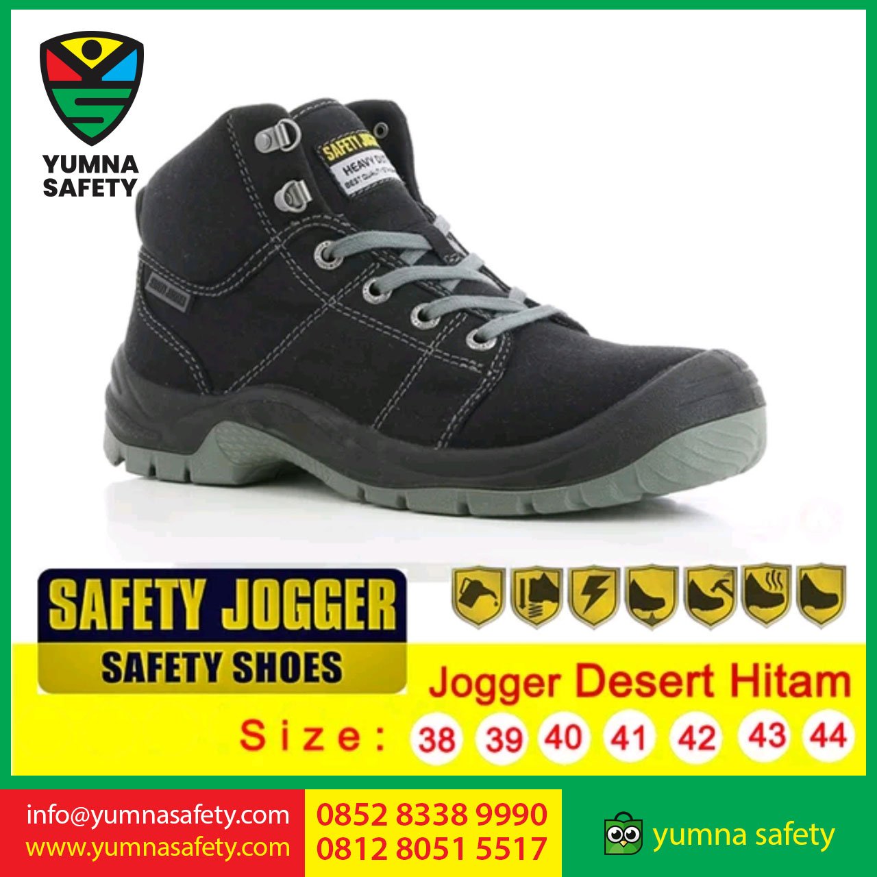 jogger desert hitam 3