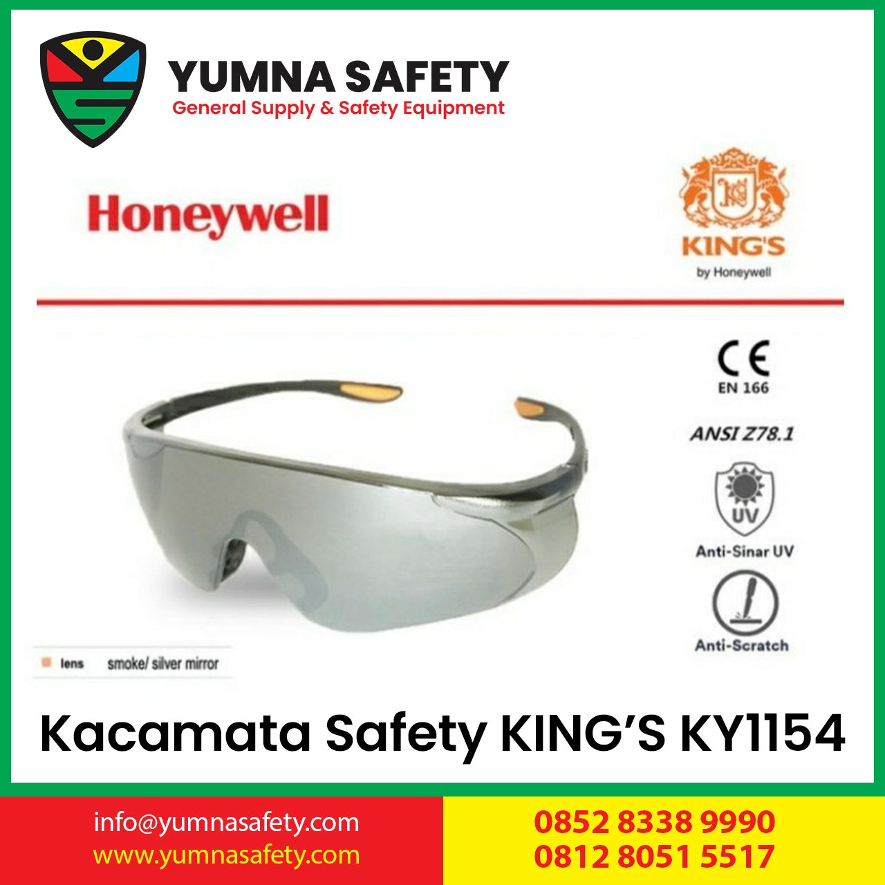 KACAMATA SAFETY KING'S KY1154