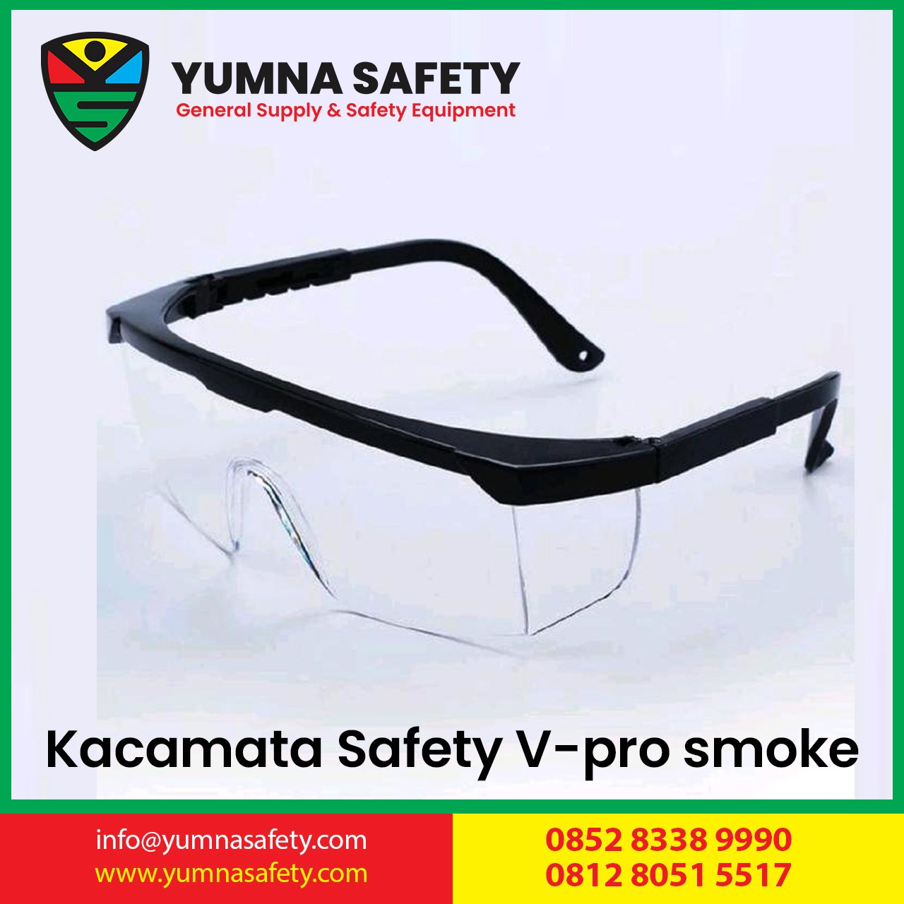 Kacamata Safety V-Pro Smoke