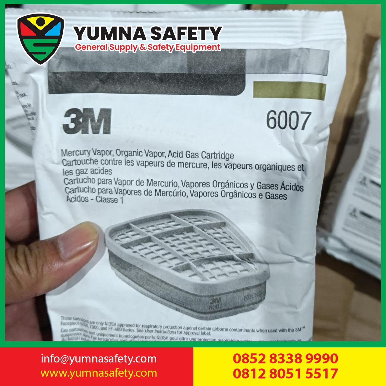 Cartridge 3M 6007 Original/ filter refil 3'M 6007