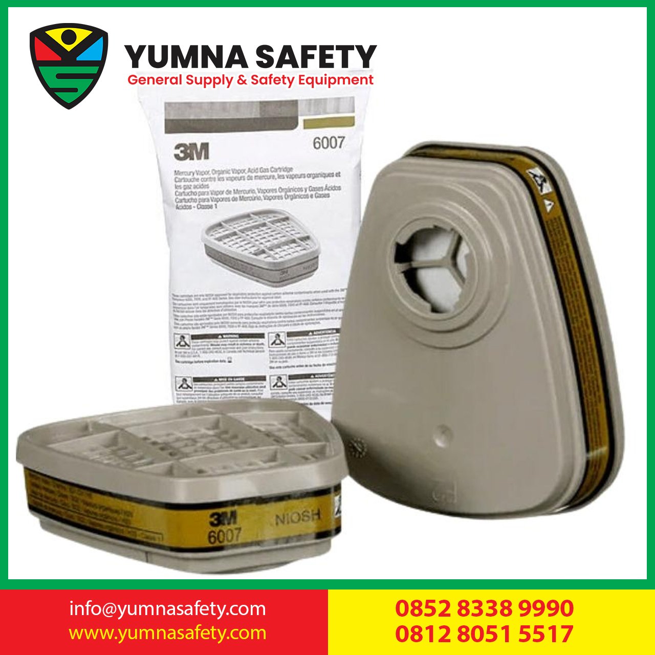 Cartridge 3M 6007 Original/ filter refil 3'M 6007