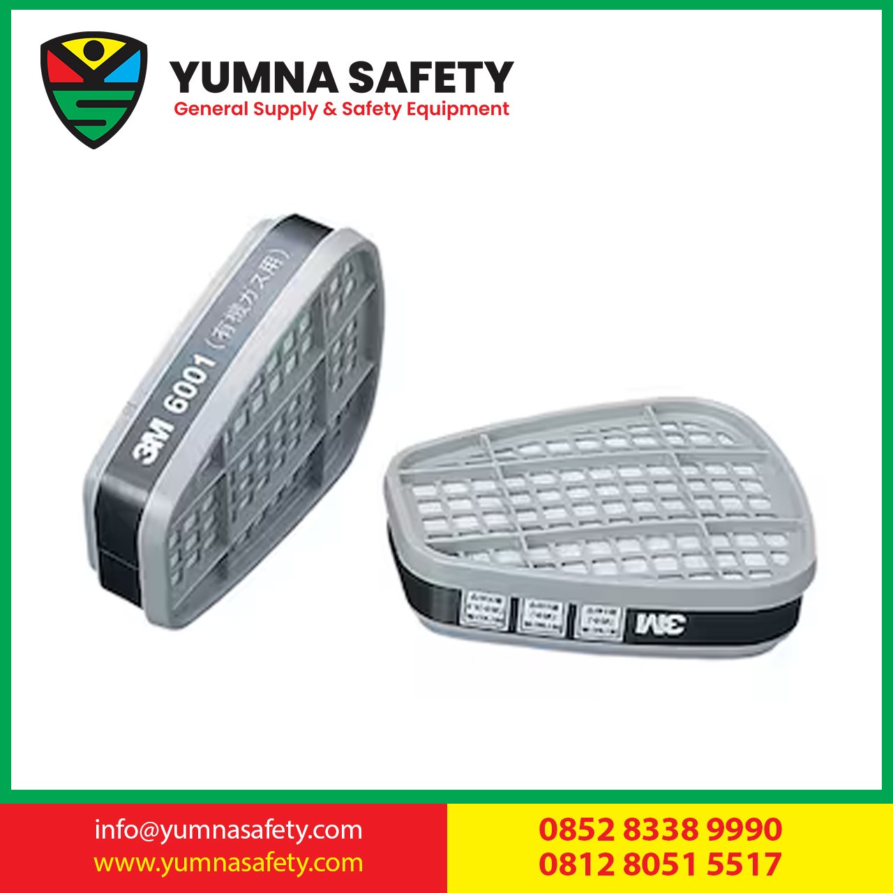 catridge 3M 6001 original organic vapor