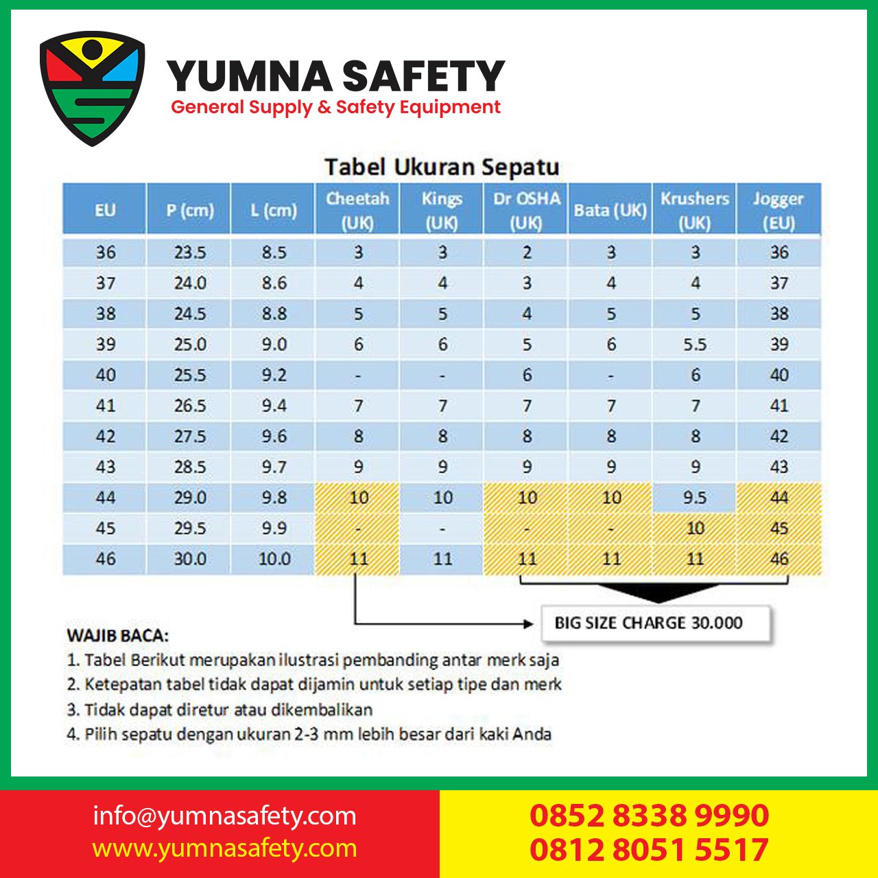 Sepatu Safety Cheetah 7110H