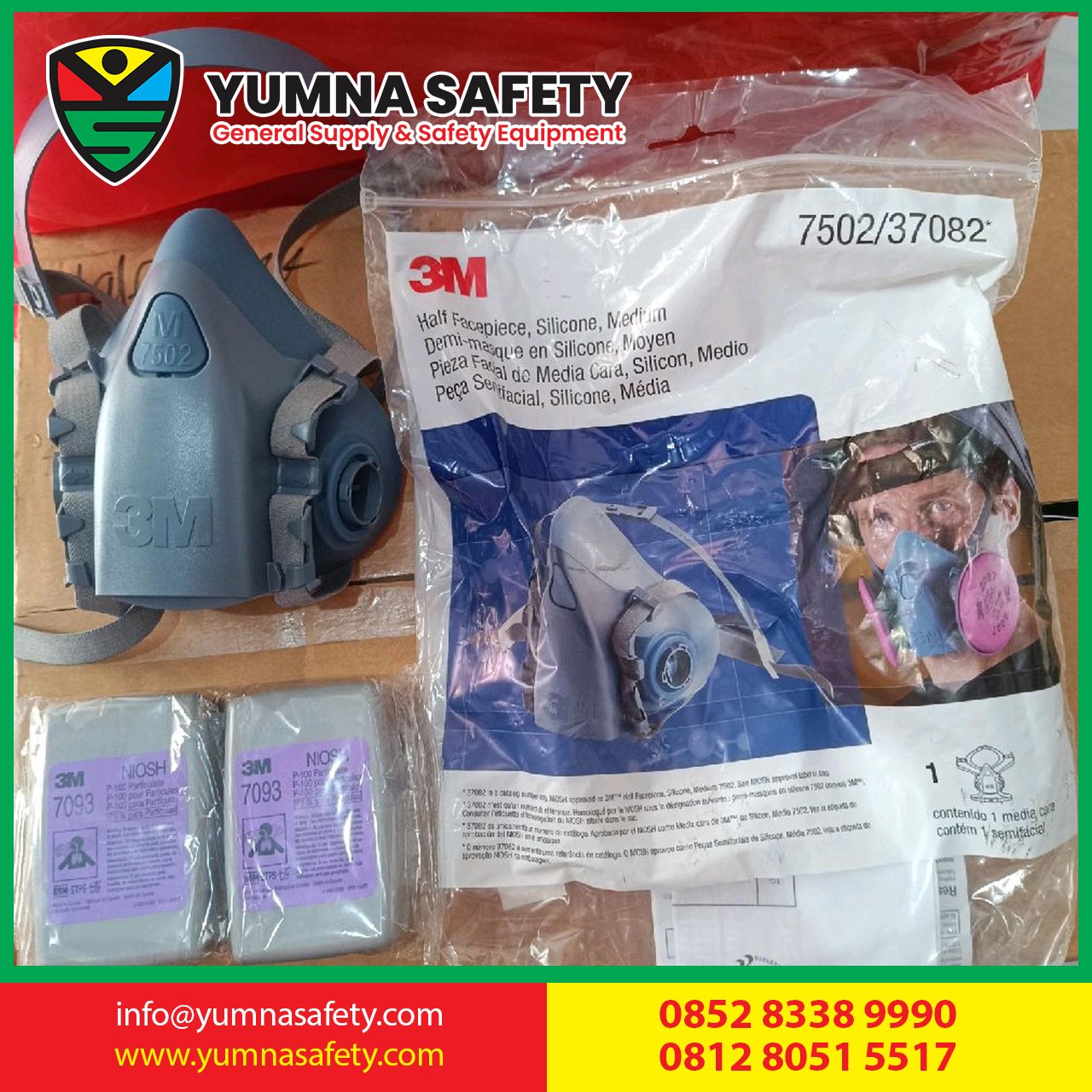 Respirator half mask 3M 7502 original