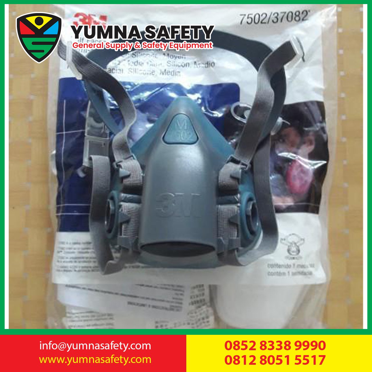 Respirator half mask 3M 7502 original