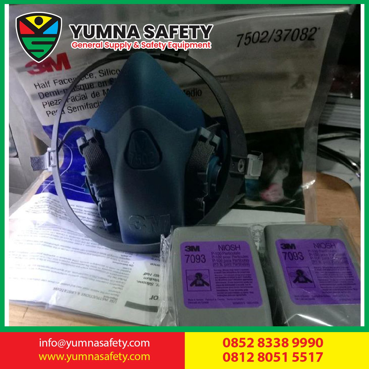 Respirator half mask 3M 7502 original