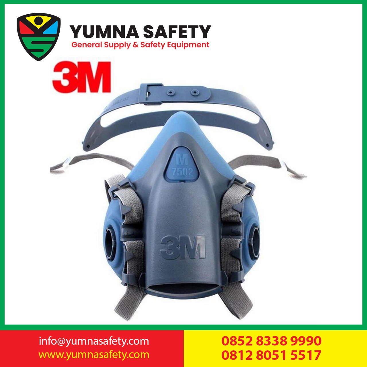 Respirator half mask 3M 7502 original