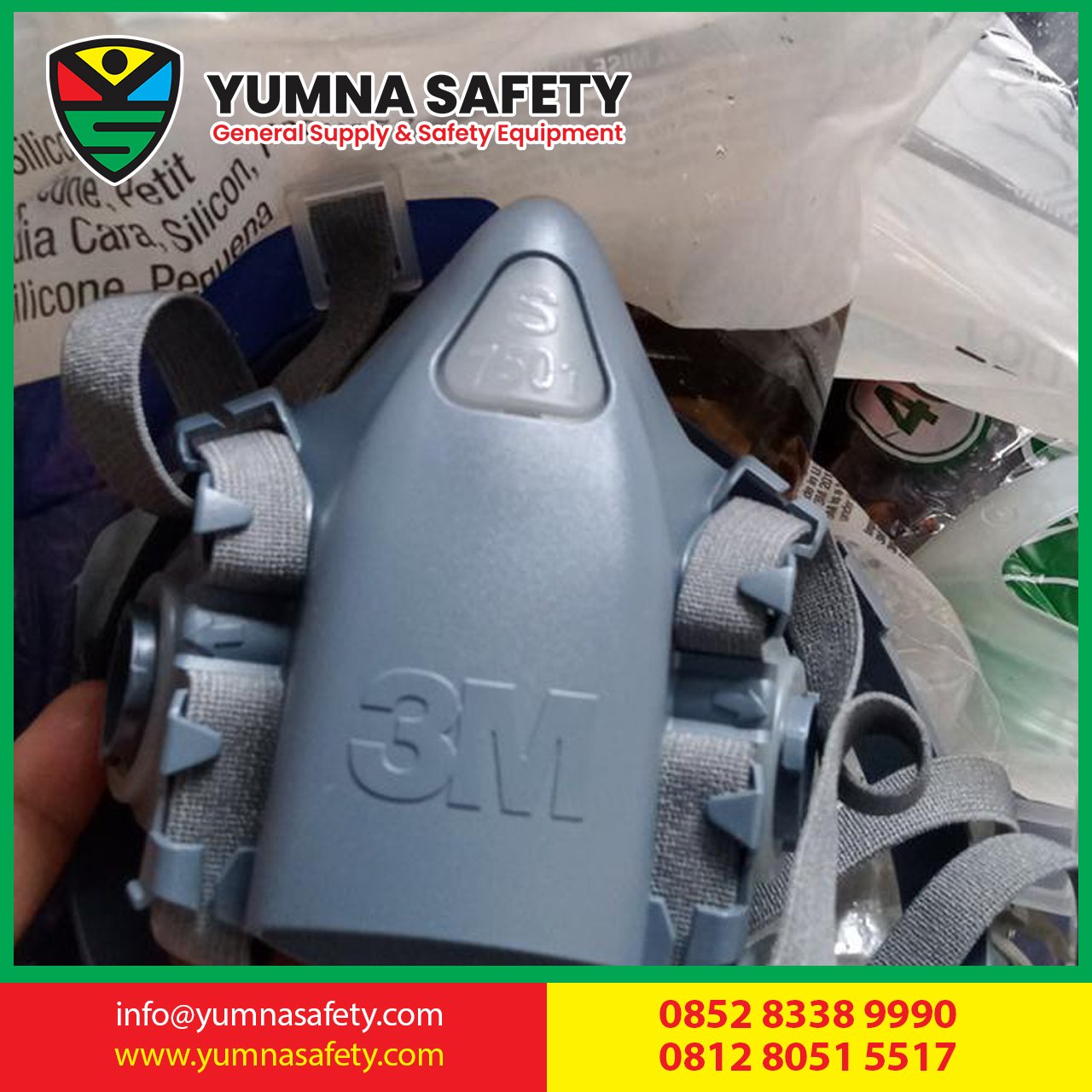 masker 3m 7501 size S