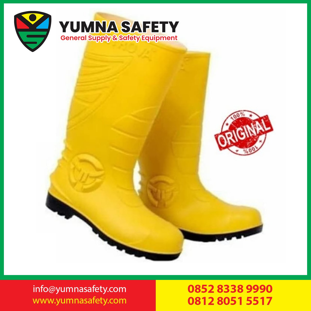 Sepatu Safety Boots Ujung Besi Petrova Original