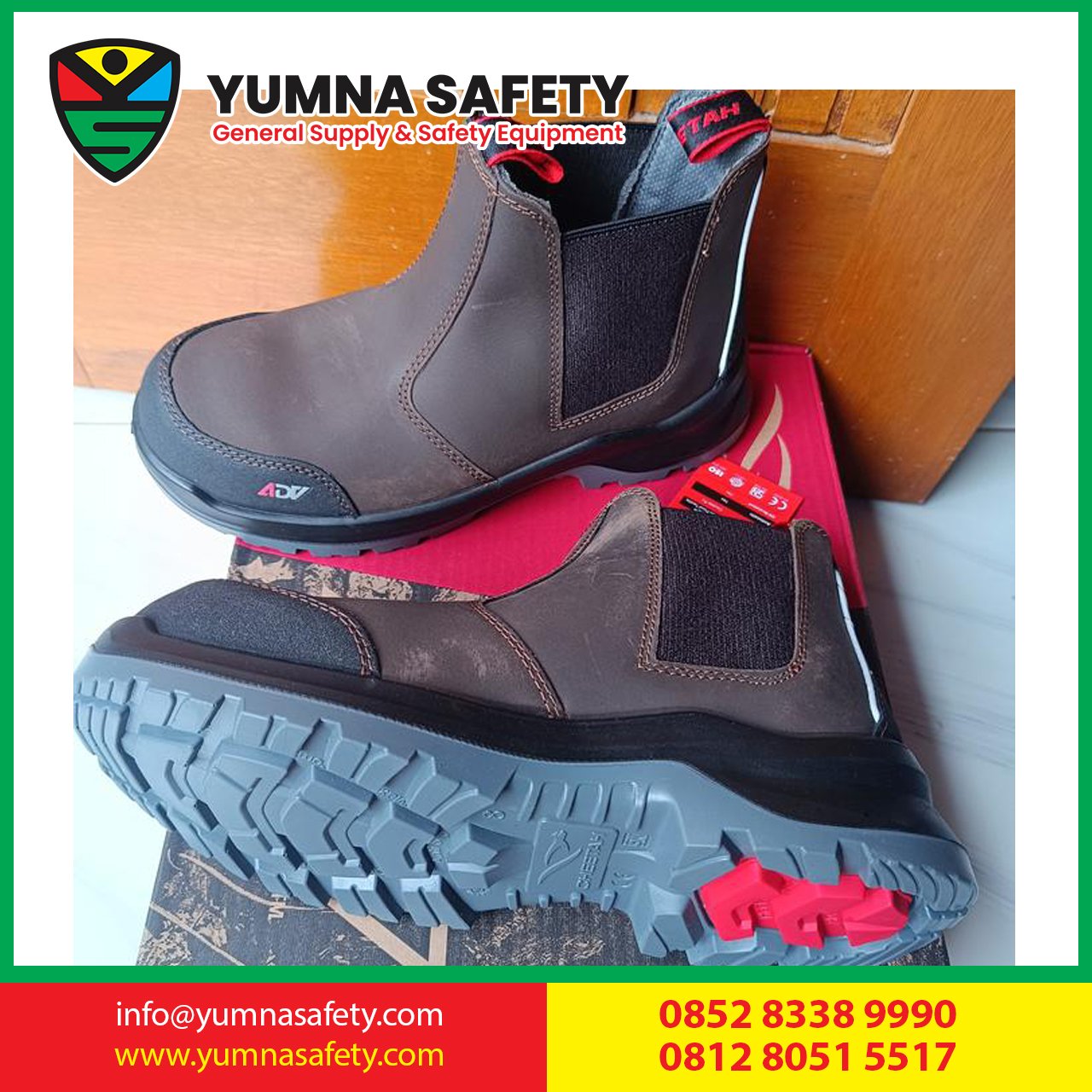 sepatu safety cheetah adv 6110 c pardus