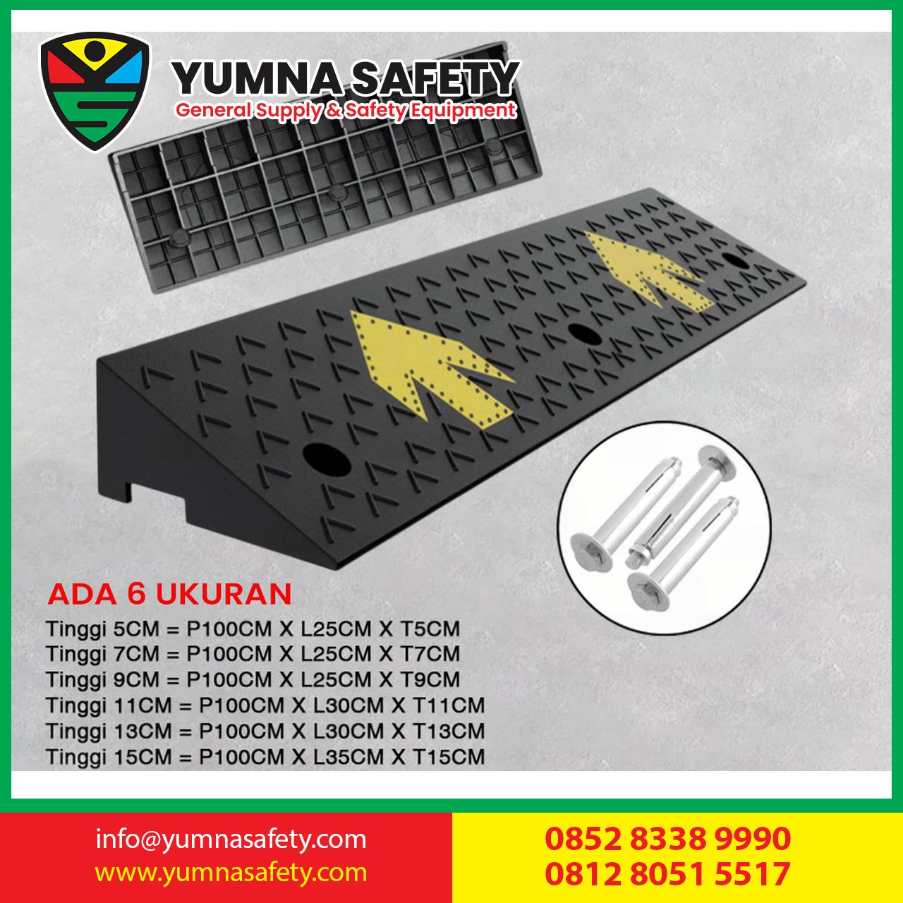 RUBBER RAMP ARROW DRIVEWAY CAR RAMP
