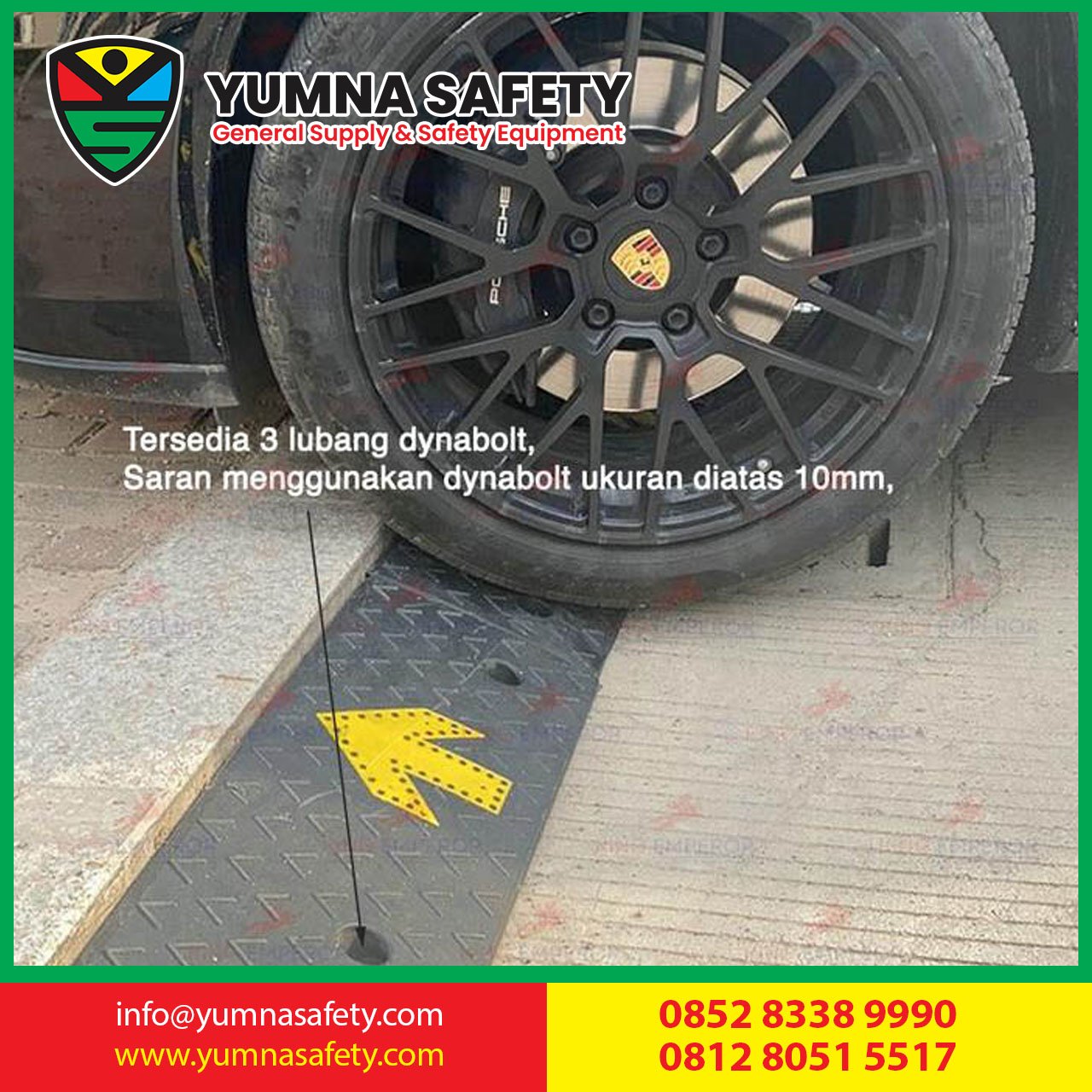 RUBBER RAMP ARROW DRIVEWAY CAR RAMP