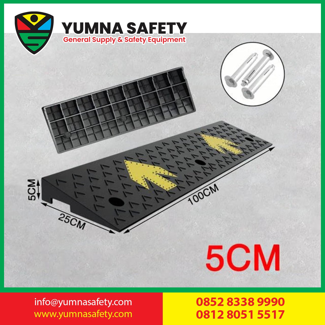 RUBBER RAMP ARROW DRIVEWAY CAR RAMP