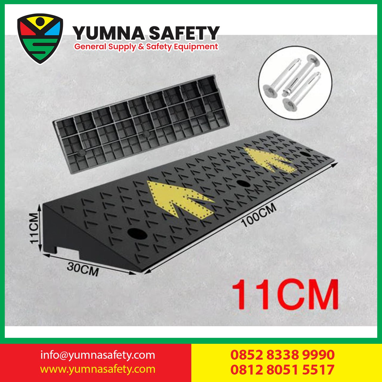RUBBER RAMP ARROW DRIVEWAY CAR RAMP