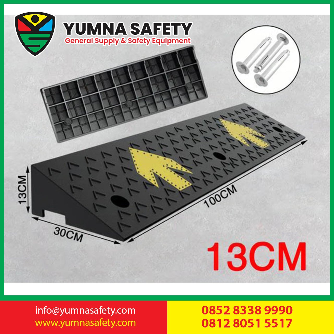 RUBBER RAMP ARROW DRIVEWAY CAR RAMP