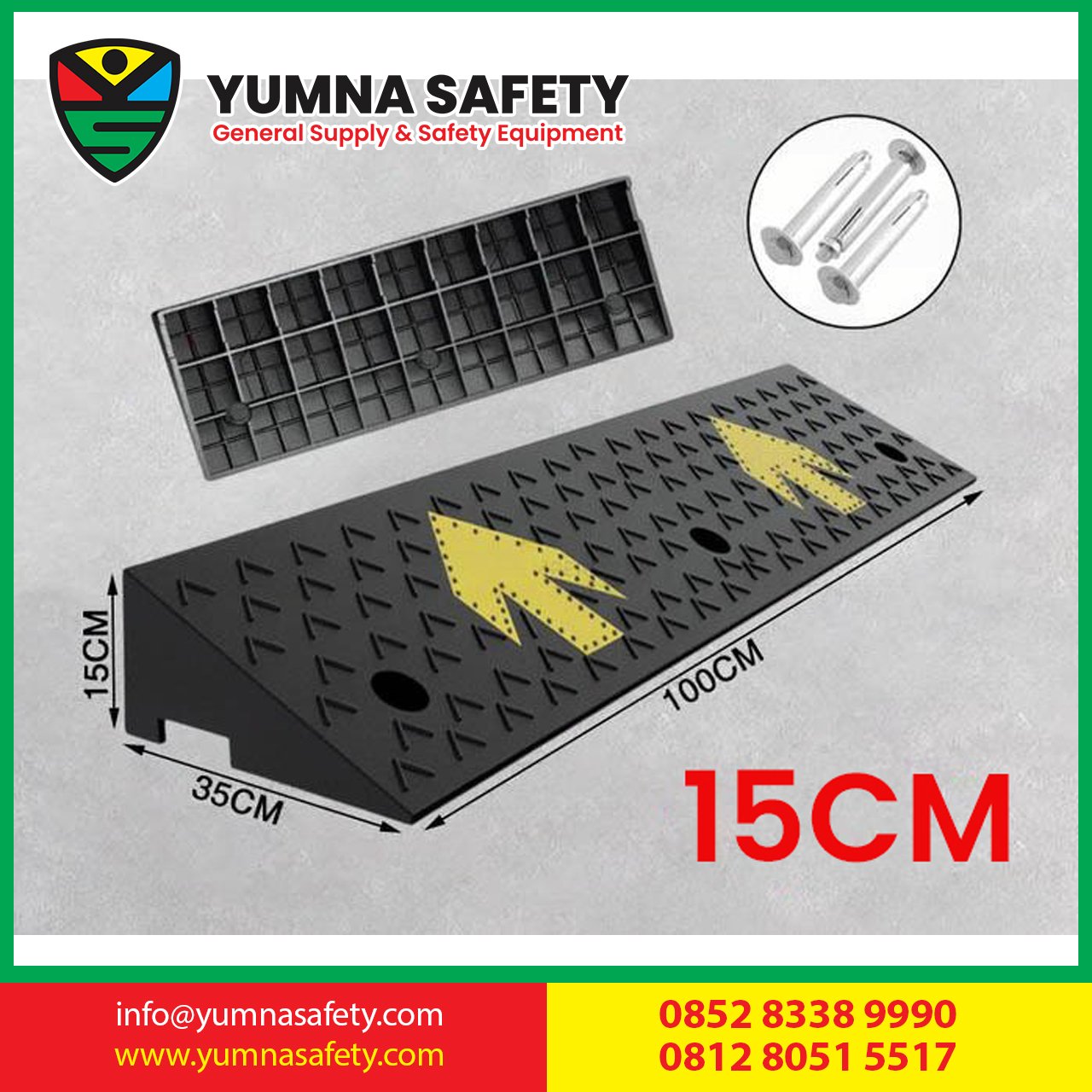 RUBBER RAMP ARROW DRIVEWAY CAR RAMP