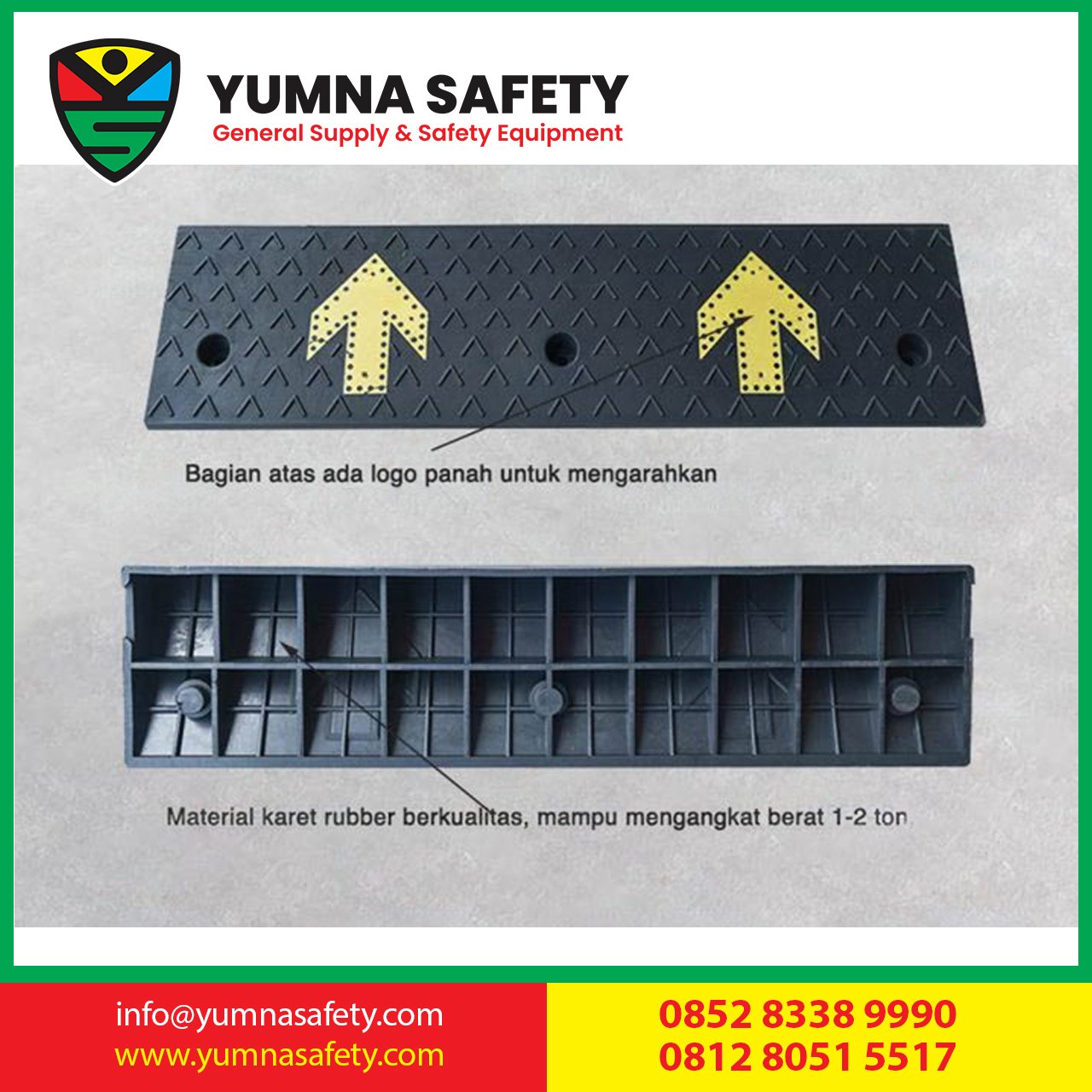 RUBBER RAMP ARROW DRIVEWAY CAR RAMP