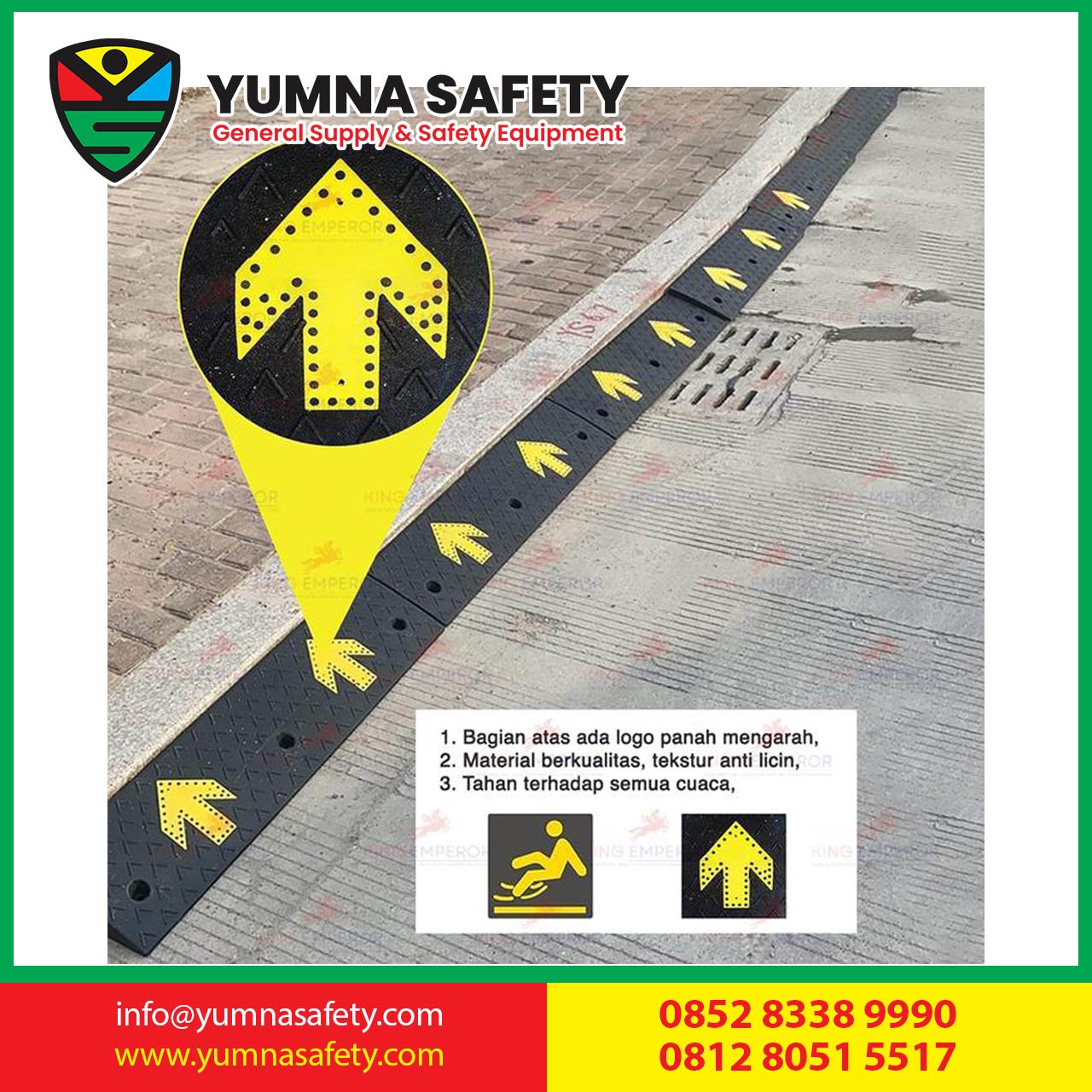 RUBBER RAMP ARROW DRIVEWAY CAR RAMP