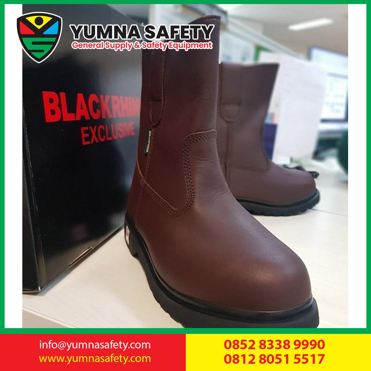 Sepatu Safety Black Rhino Bre 0801 Boot