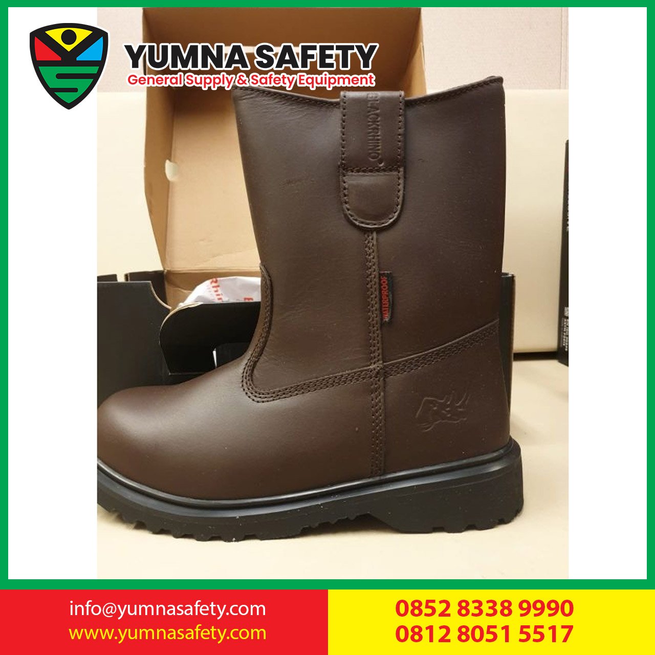 Sepatu Safety Black Rhino Bre 0801 Boot