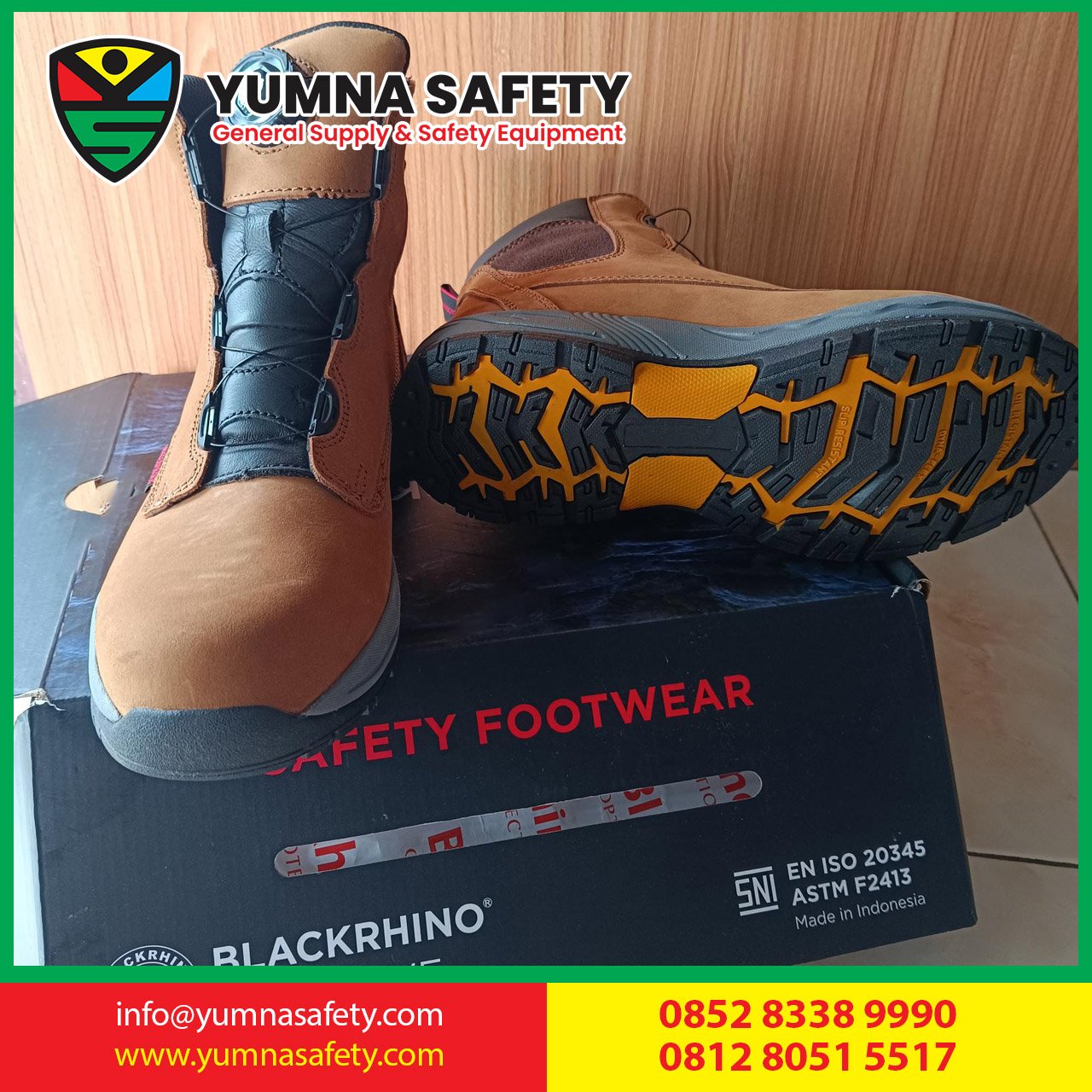 Sepatu Safety Black Rhino extreme 0605 LS