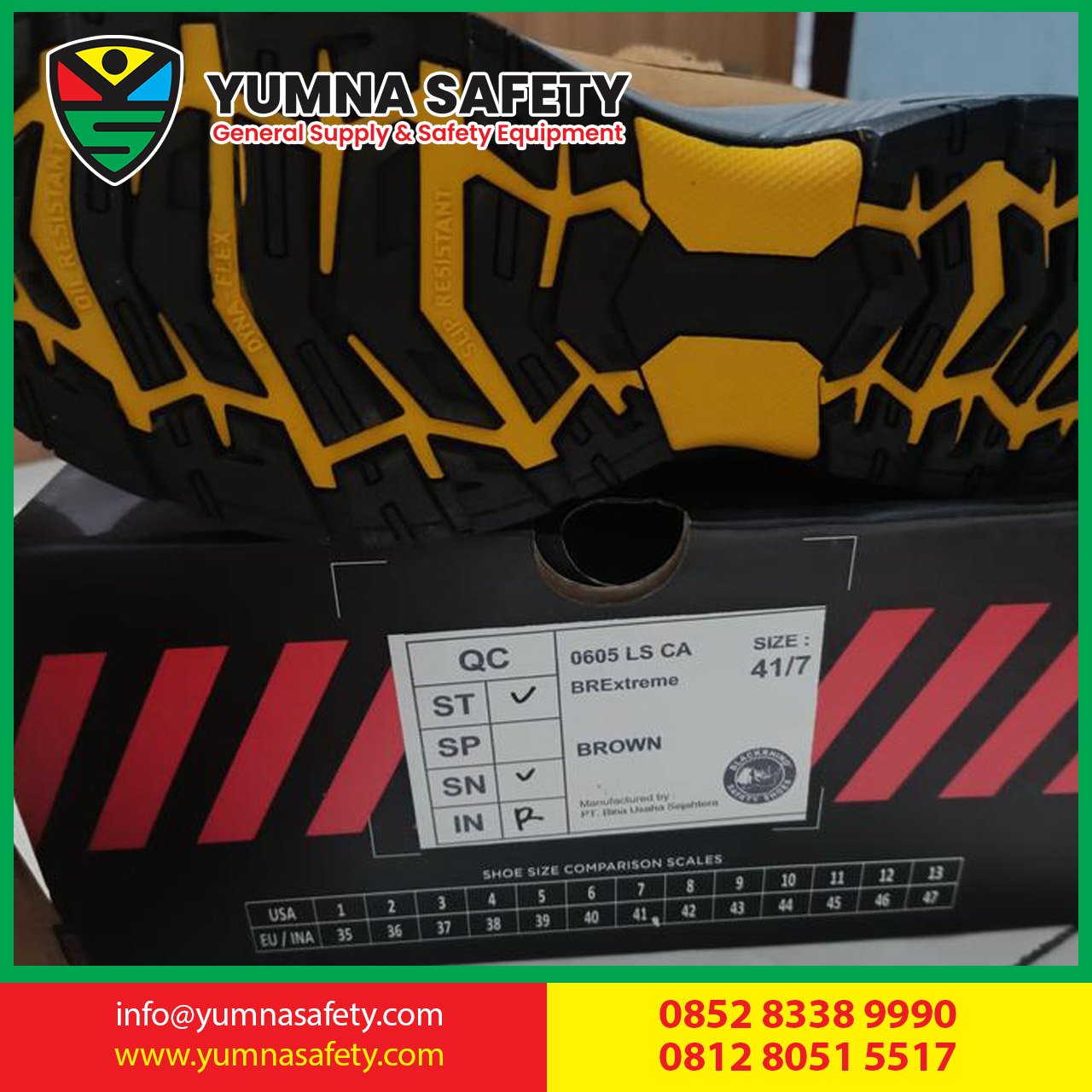 Sepatu Safety Black Rhino extreme 0605 LS