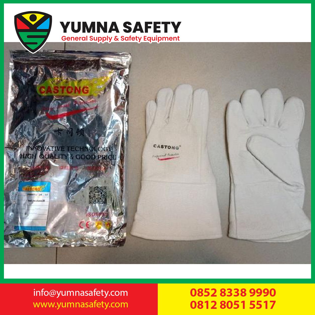 Sarung Tangan Castong, Anti panas