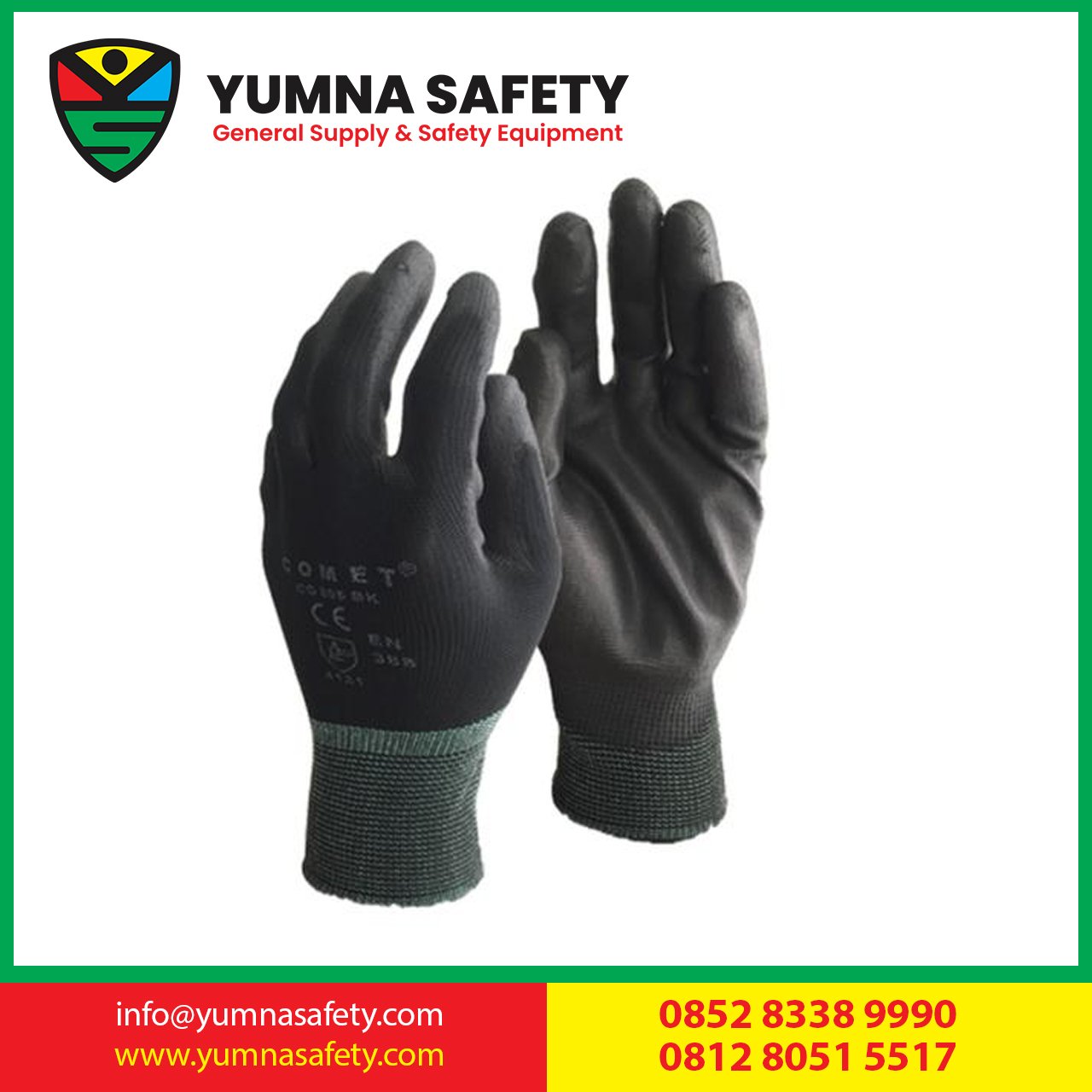 sarung tangan safety comet cg805bk