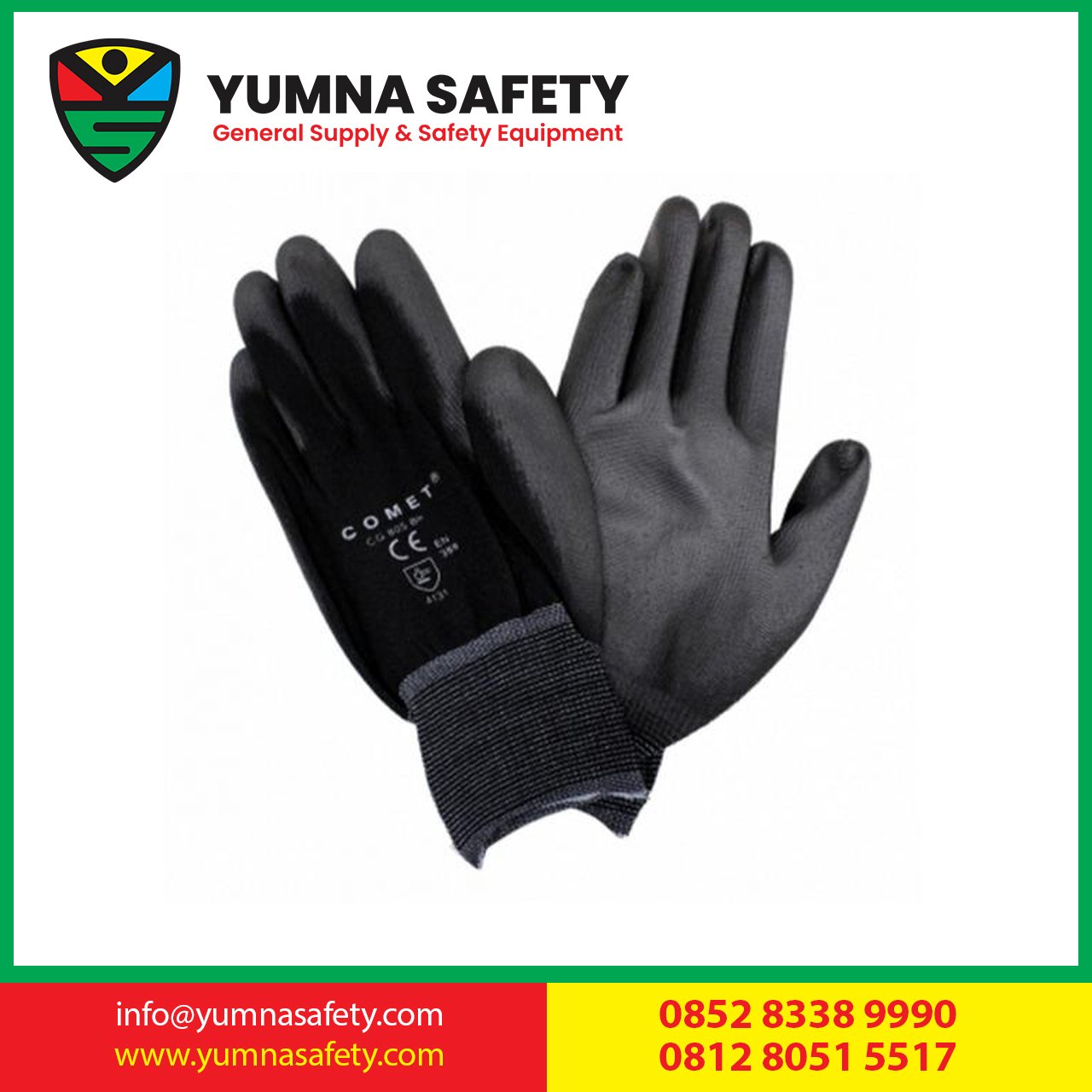 sarung tangan safety comet cg805bk