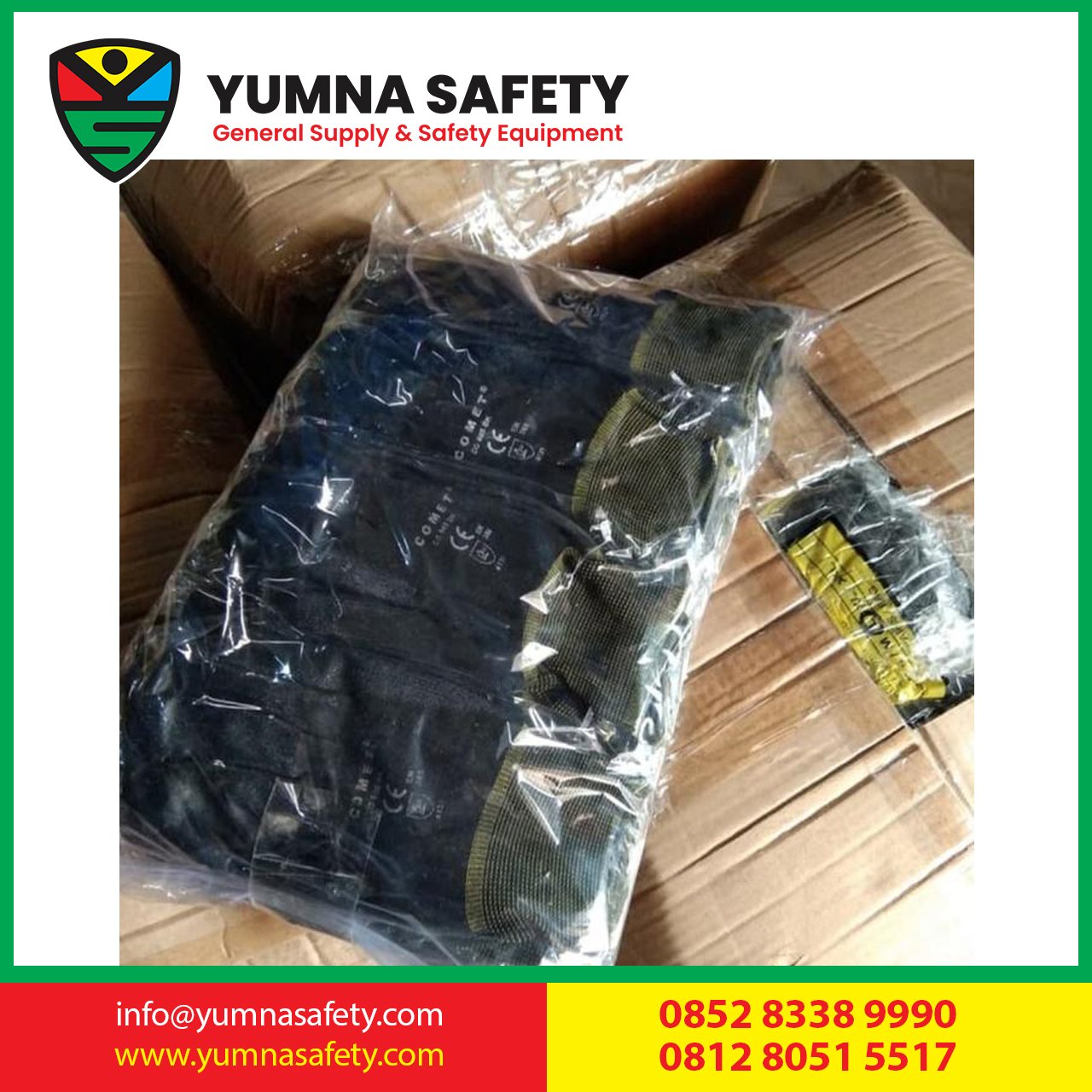sarung tangan safety comet cg805bk