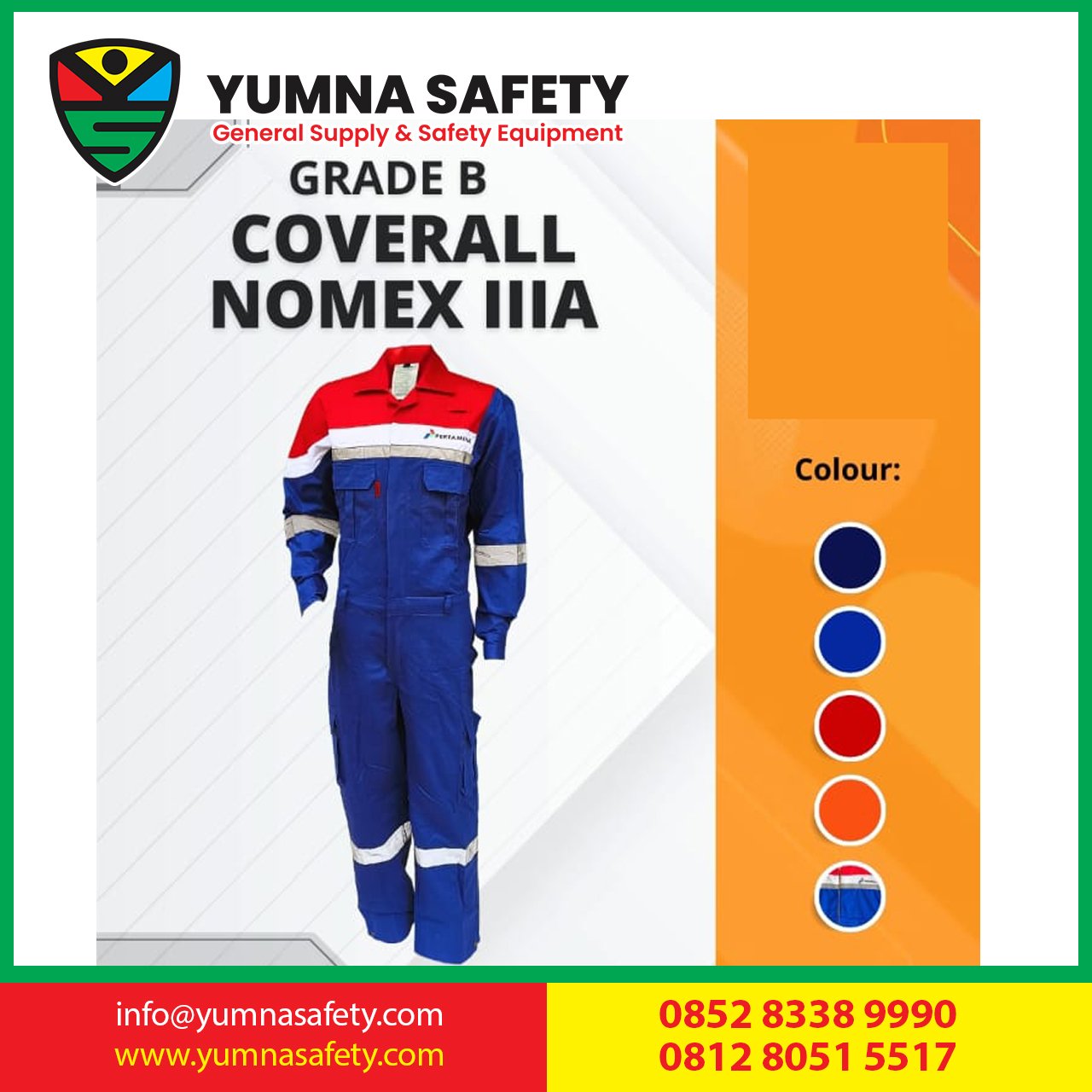 GRADE B WEARPACK COVERALL PERTAMINA