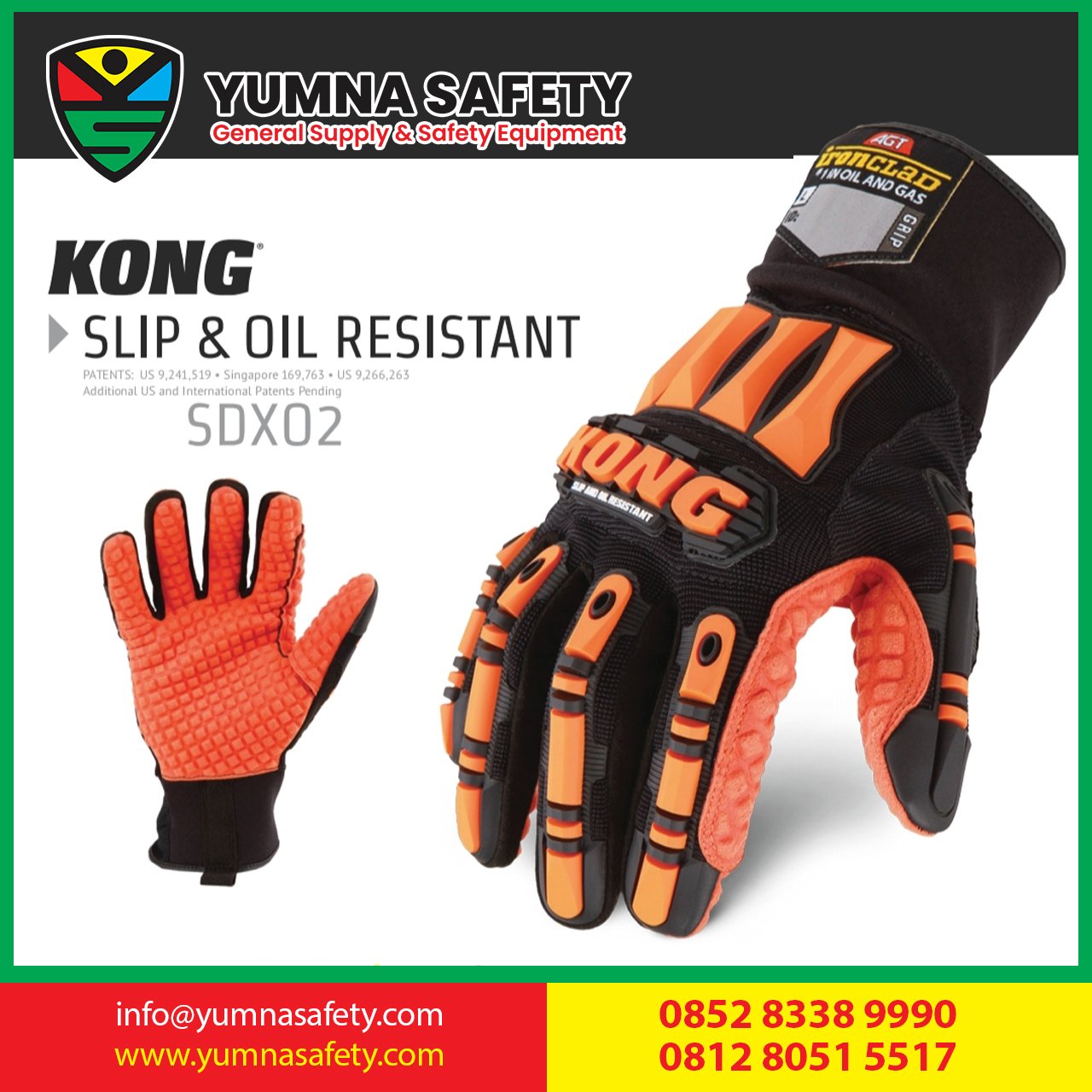 Sarung Tangan Industri OIL n GAS Merk Kong Ori Atau High Impact