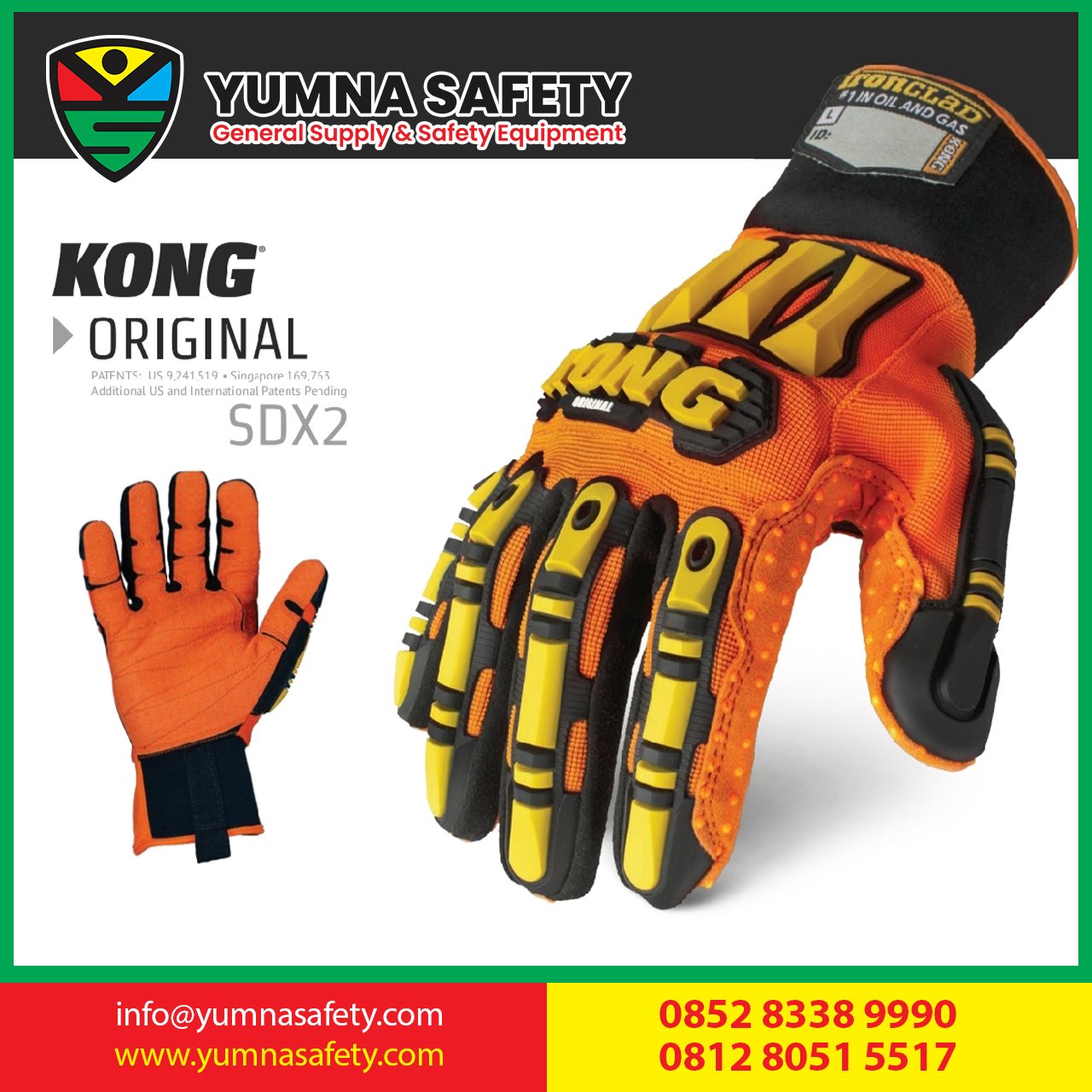 Sarung Tangan Industri OIL n GAS Merk Kong Ori Atau High Impact