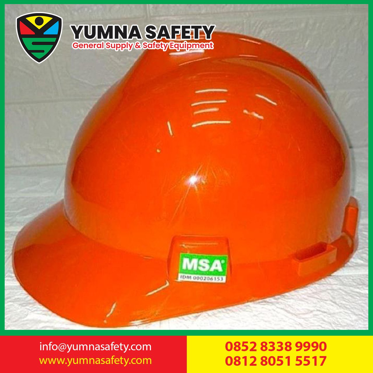 HELM MSA LOKAL ORANGE