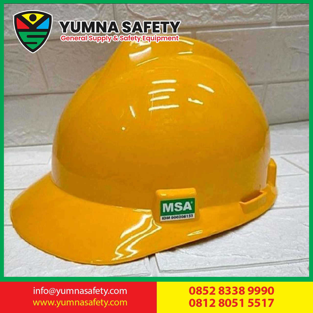 HELM MSA LOKAL KUNING