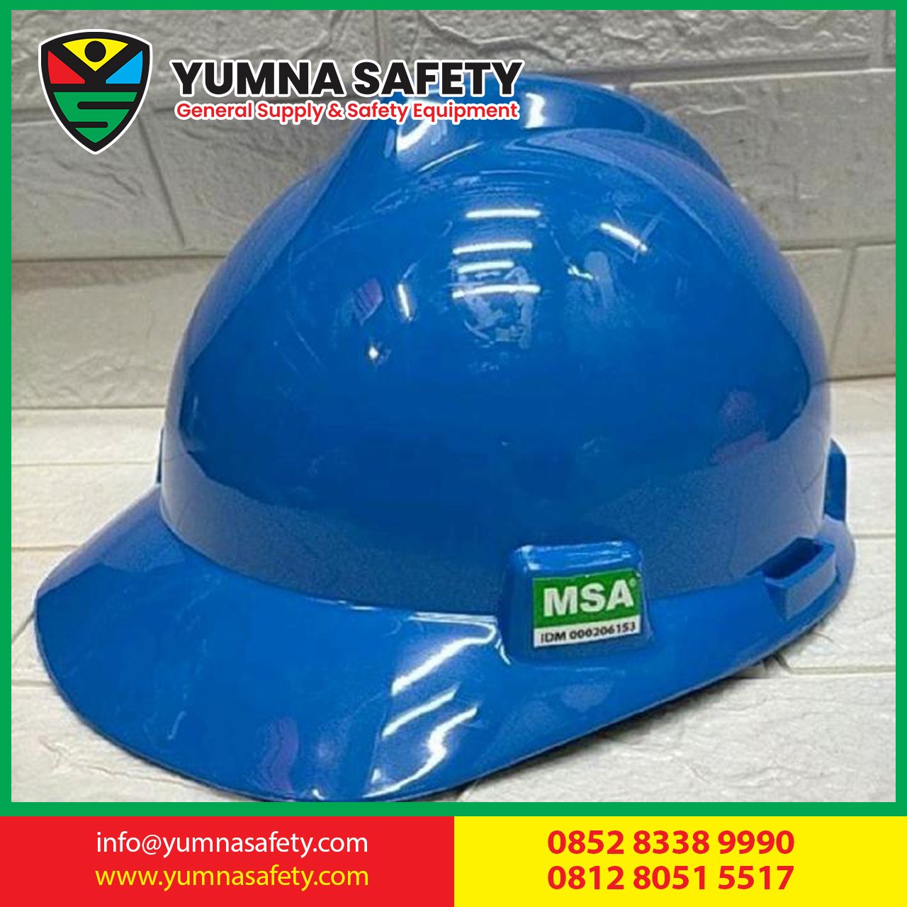 HELM MSA LOKAL BIRU