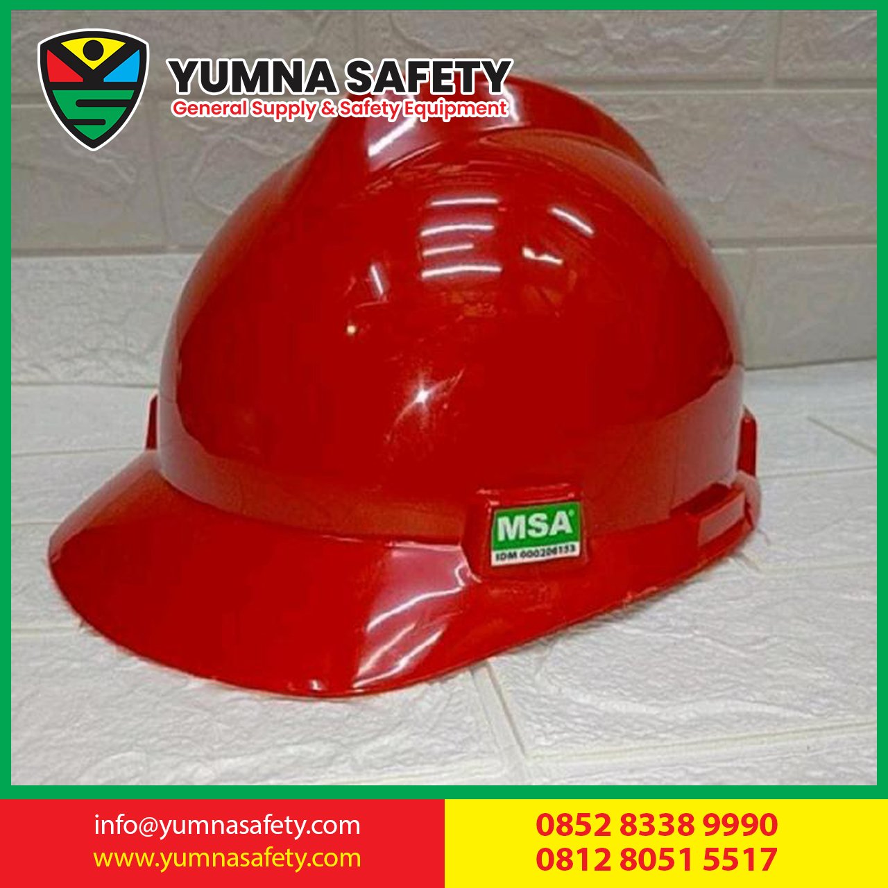 HELM MSA LOKAL MERAH