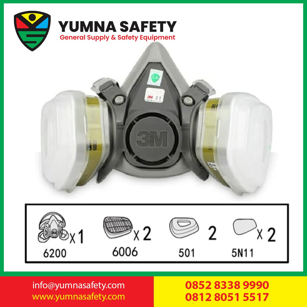 CATRIDGE RESPIRATOR 3M PAKET