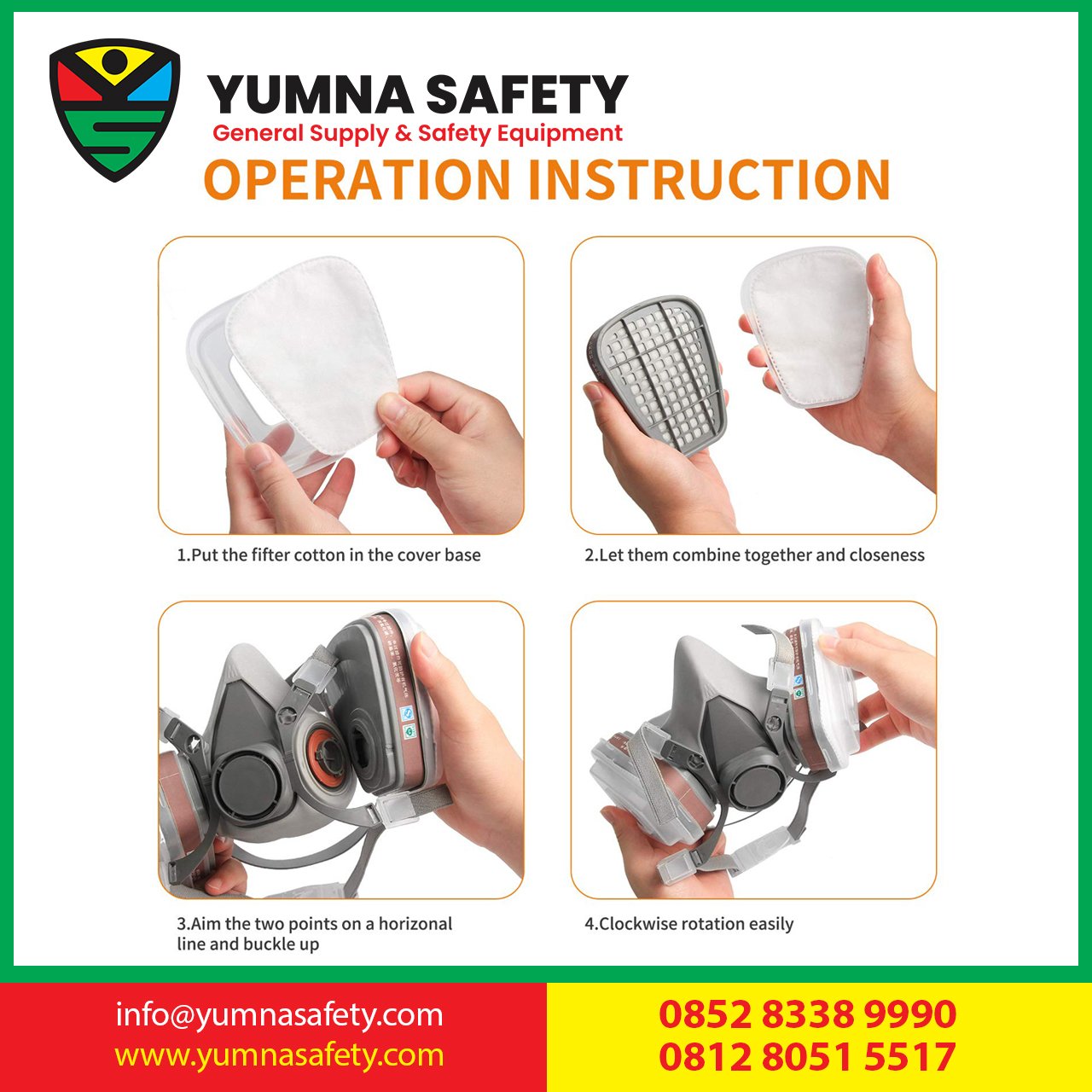 CATRIDGE RESPIRATOR 3M PAKET