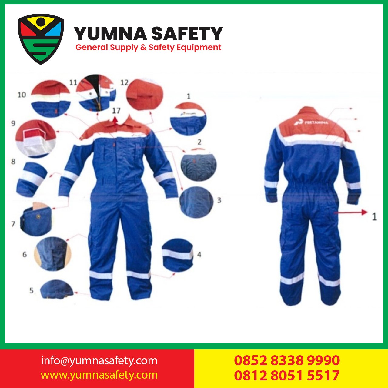 paket murah wearpack Pertamina dan helm fastrack MSA original