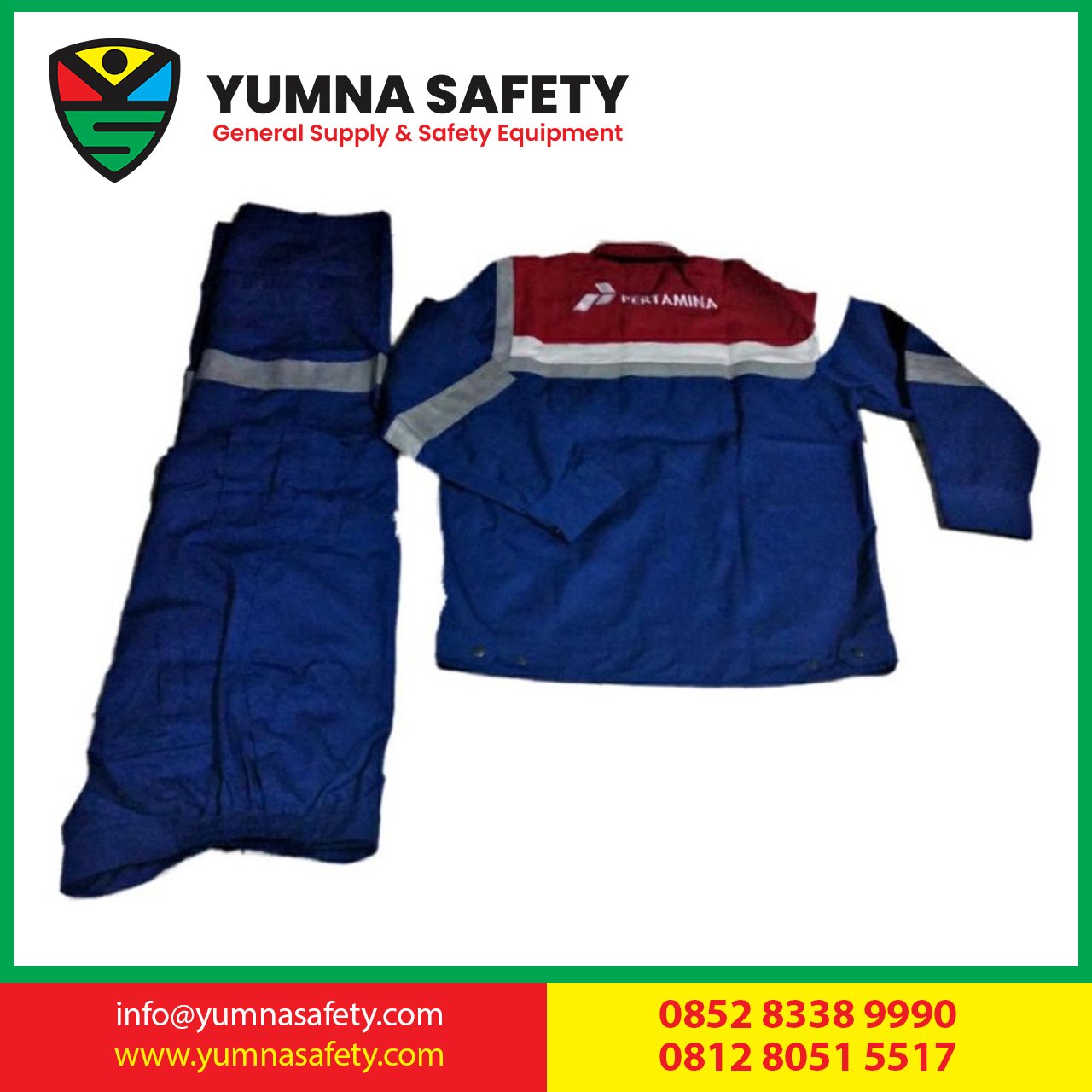 PERTAMINA ori bahan Nomex Dupont Flaming anti api