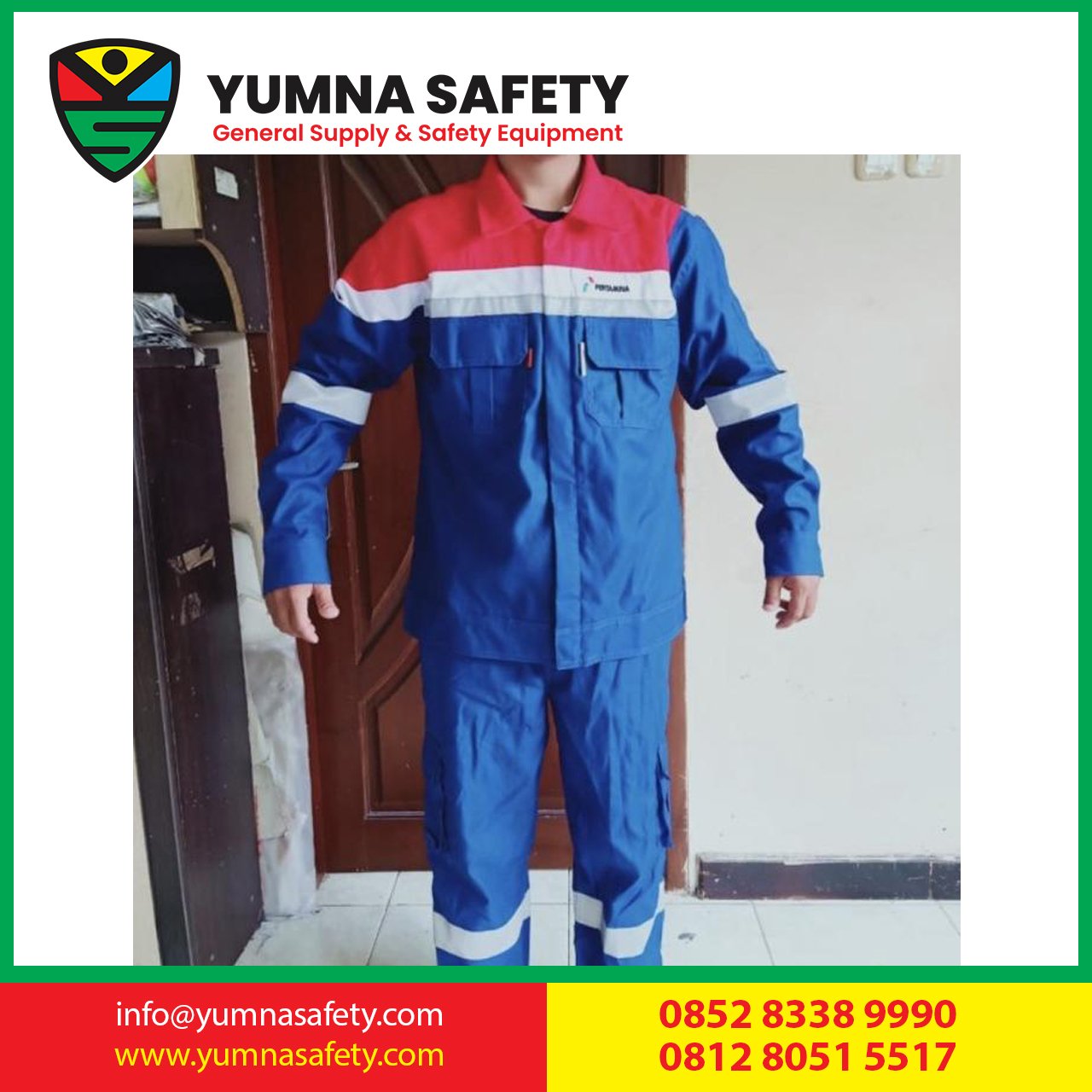 PERTAMINA ori bahan Nomex Dupont Flaming anti api