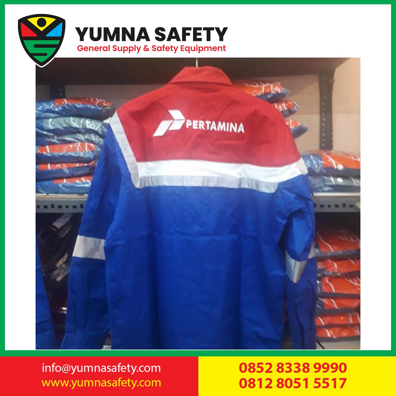 PERTAMINA ori bahan Nomex Dupont Flaming anti api