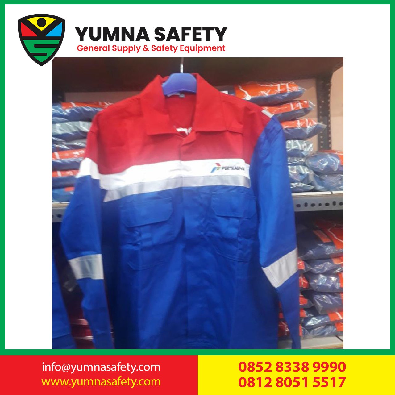 PERTAMINA ori bahan Nomex Dupont Flaming anti api