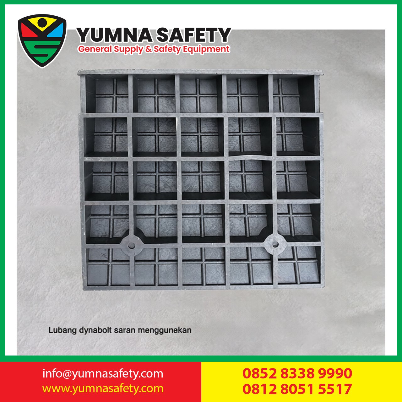 Rubber Ramp Driveway Car Ramp / Tanjakan Mobil Karet Rubber Alas Pijakan Miring, L 33 Cm & 35 Cm