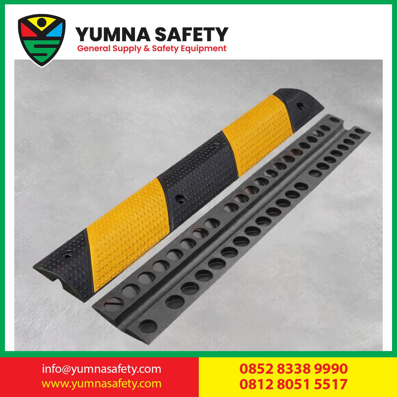 RUBBER SPEEDBUMP CABLE PROTECTOR 1 LINE