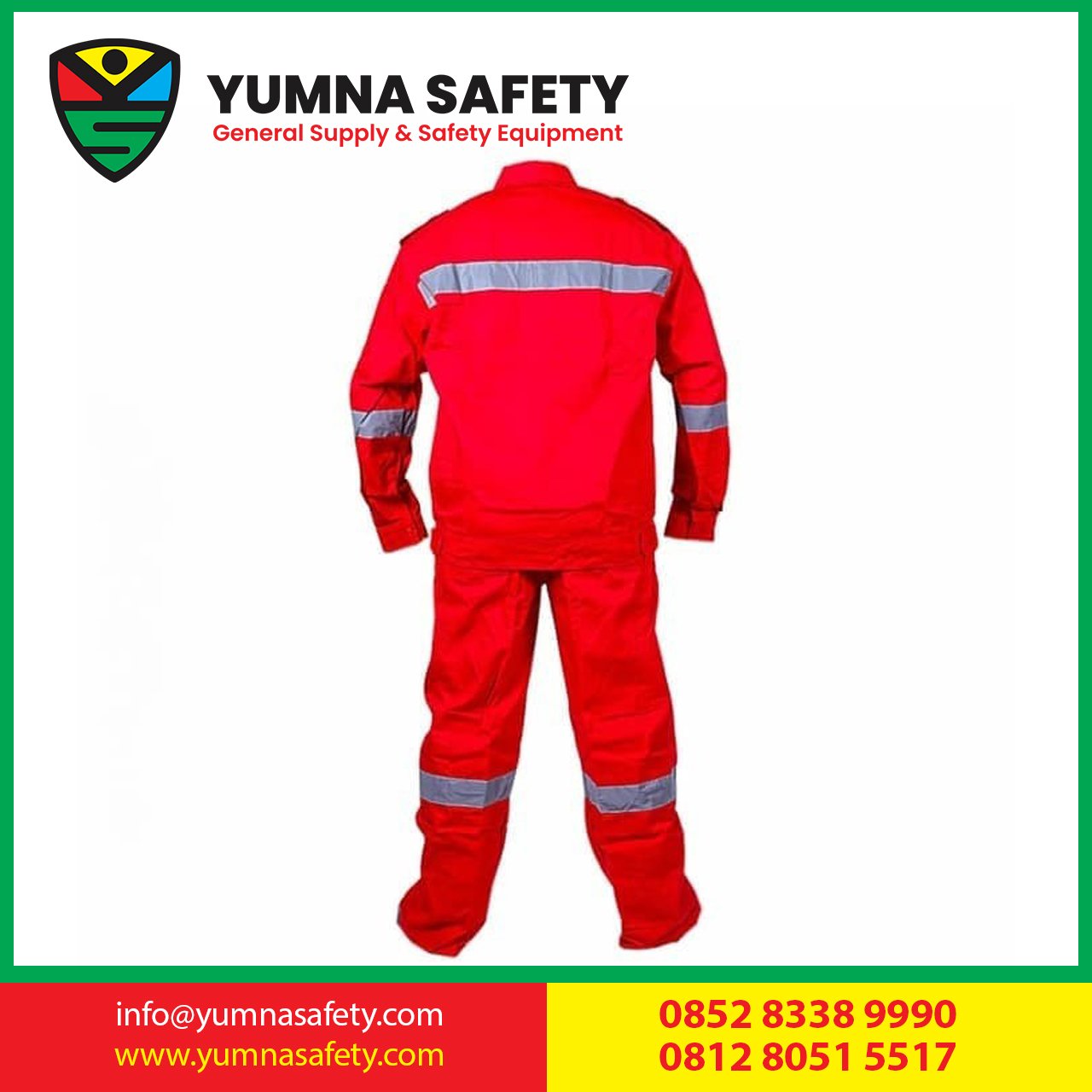 setelan baju celana seragam kerja safety