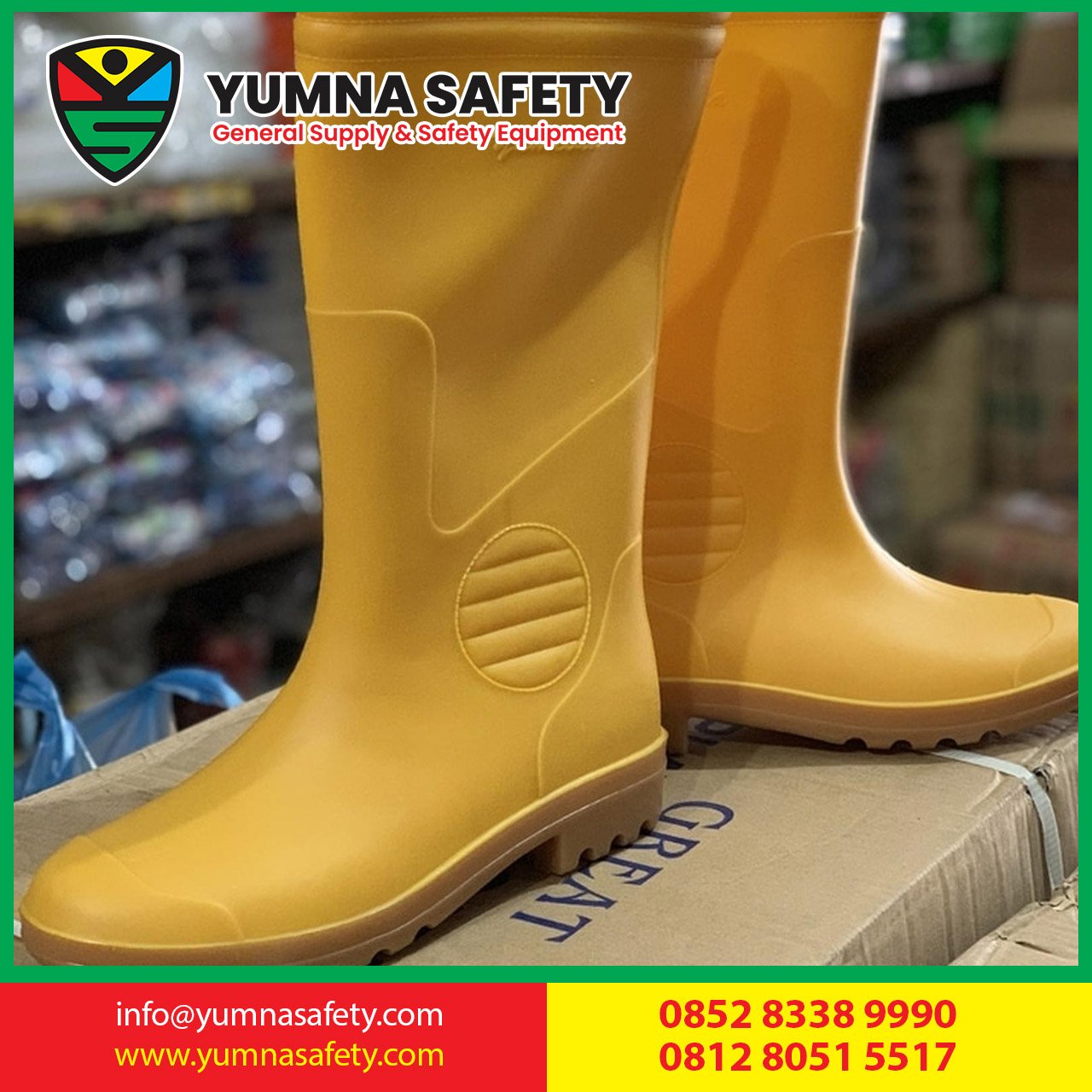 sepatu boot yumeida YM 5