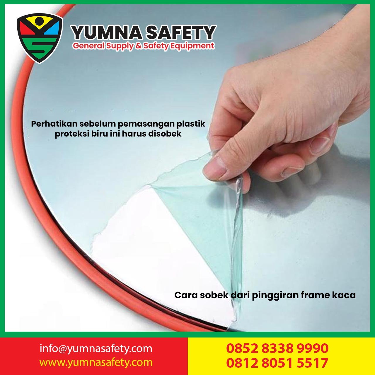 Convex Mirror 80CM Indoor Traffic Safety Mirror  Kaca Cembung Cermin Tikungan